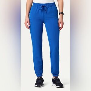 Like New - Jaanuu "Jace" SKINNY 7-pocket jogger scrubs, royal blue (PETITE) - S